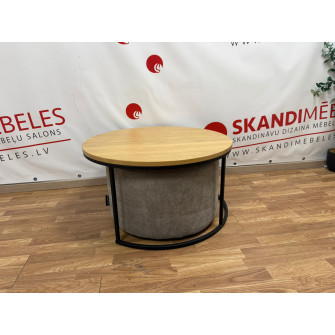 Kafijas galdiņa un pufa komplekts (Ekspozīcija) Kafijas galdiņa un pufa komplekts (Ekspozīcija)